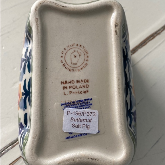 Unikat Signature Polish Pottery Pig - Picture 5 of 6